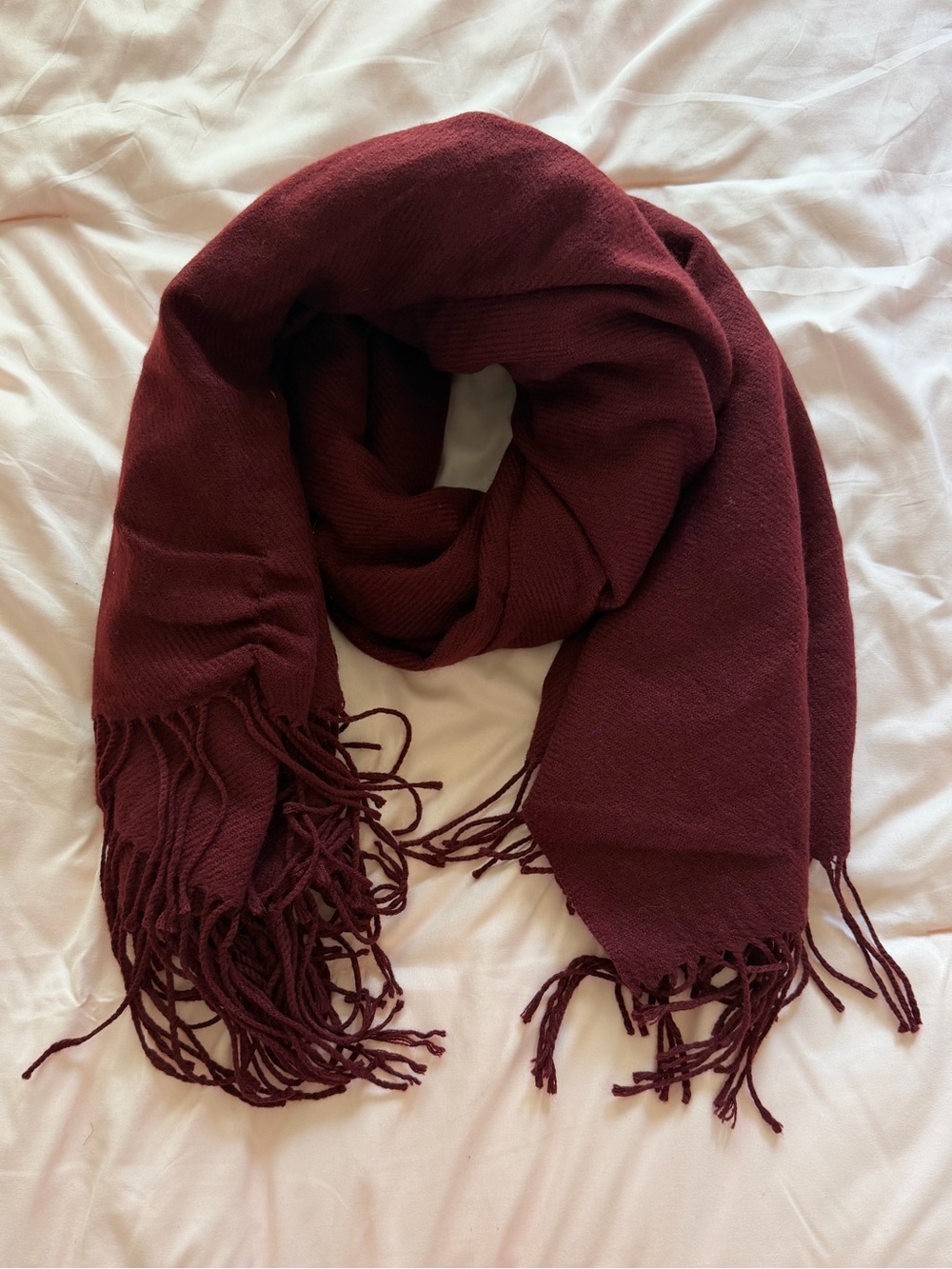 Burgundy Scarf